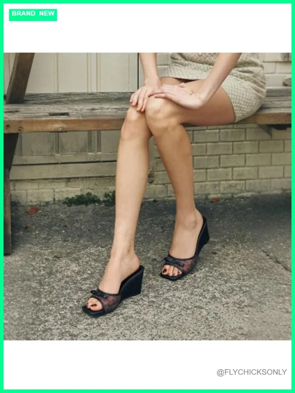Square Open Toe Raffia Dressy Wedge Sandals Slip-On Low Heel Mules Comfort